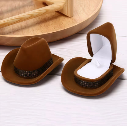 Cowboy Hat Jewelry Box